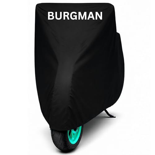 Image of Premium Scooty Cover for Burgman Street, Standard, Ex, Ride Connect, Burgman All Model fit 100% Waterproof Dustproof - Ultra-Shield & All Weaather Protection for All Scooter Bike Cover