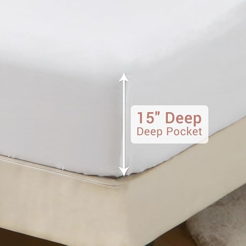 Image of lasoftan Striped Queen Comforter Set with Sheets, 7 Piece Luxury Vintage Bedding, Soft Microfiber Bed in a Bag, Cozy Lightweight Bed Set, Chocolate Brown Striped