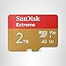 SanDisk 2TB Extreme microSDXC UHS-I Memory Card with Adapter - Up to 240MB/s, C10, U3, V30, 4K, 5K, A2, Micro SD Card- SDSQXAV-2T00-GN6MA