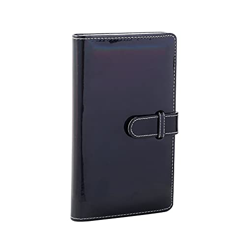 Amimy 96 pochettes Album photo pour Fujifilm Instax Mini 7s 8 8+ 9 25 50s 70 90, film Polaroid Snap Zip Z2300 PIC-300 et film Kodak Mini 3 pouces (Noir) Cover