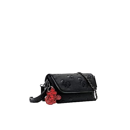 Desigual, Bols_all Mickey Venecia para Mujer, Negro, Einheitsgröße