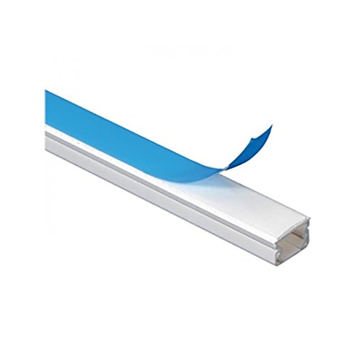 Legrand - Guide-câbles avec adhésif - pour Plusieurs câbles - 16 x 16mm - Blanc