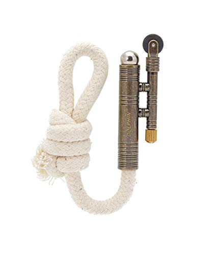 Image of Vintage Lighter Retro Trench Rattlesnake Rope Velvet Metal Lighter Fire Starter Camping Outdoors,No need for Kerosene /gas,#3