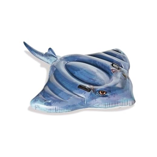 Intex 57550Np - Pez Raya Hinchable Fotorrealista + 2 Asas - 188X145 Cm