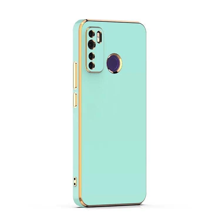 Cat Care Compatible with Vivo Y30/Y50 Luxury Square Plating Phone Case Solid Color Soft Silicone Back Cover for Vivo Y30/Y50 Case Cover (Mint Green) (B0BLFK8B57) Amazon Price History, Amazon Price Tracker