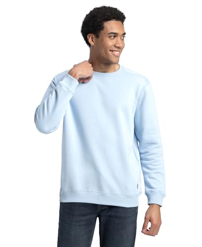 Image of Jockey US92 Men Super Combed Cotton Rich Fleece Sweatshirt with StayWarm Technology