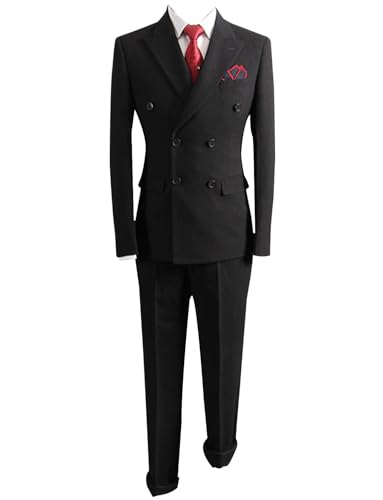 Smoking homme affaires formelles ensemble veste pantalon croisé