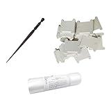 Photo Gallery qianly kit da ricamo strumento di posa guida filo bobine in cartone e stabilizzatore lavabile con guida in legno e carta solubile adatto per appassionati di Photo Gallery qianly kit da ricamo strumento di posa guida filo bobine in cartone e stabilizzatore lavabile con guida in legno e carta solubile adatto per appassionati di