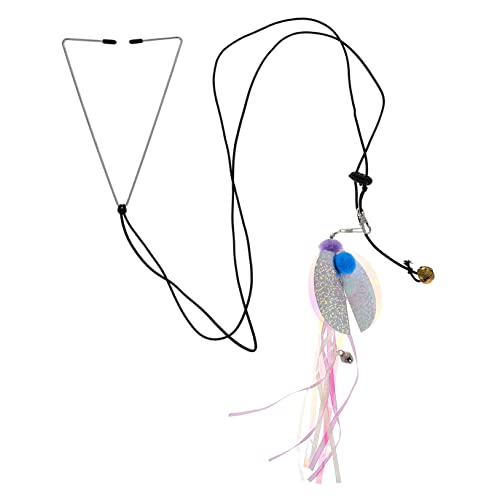 BUGUUYO 面白い猫のおもちゃ 刺激的な 子猫のおもちゃ ぬいぐるみ猫のインタラクティブなおもちゃ 猫のエンターテイメント室内猫 ペット ドア ティーザー 相互の作用 鐘 鉄