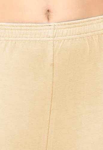 Image of POPOLO Women's Super Soft Ankle Length Cotton Lycra Solid Stretchable Legging