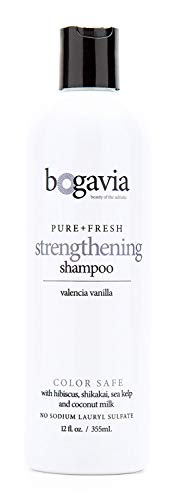 The Strengthening Shampoo, Hair Growth Formula For Thicker + Fuller Hair, Sodium Lauryl Sulfate Free, Color Safe, For All Hair Types, Repairs and Boosts Shine, All Natural, Vegan, Cruelty Free, Paraben Free