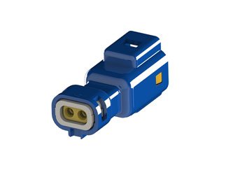 EDAC 560-002-000-311 E-Seal 560 Series 2 Position 2.5 mm Pitch Wire to Wire Blue Waterproof Plug - 100 items