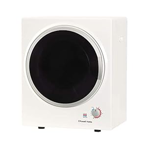 Russell Hobbs RH3VTD800 White 2.5kg Compact Mini Vented Tumble Dryer, Portable, Freestanding Table top Dryer with 3 Heat…