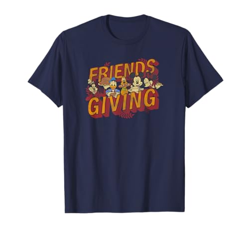 T-shirt Mickey Disney pour Thanksgiving et repas de Friendsgiving en coton confortable