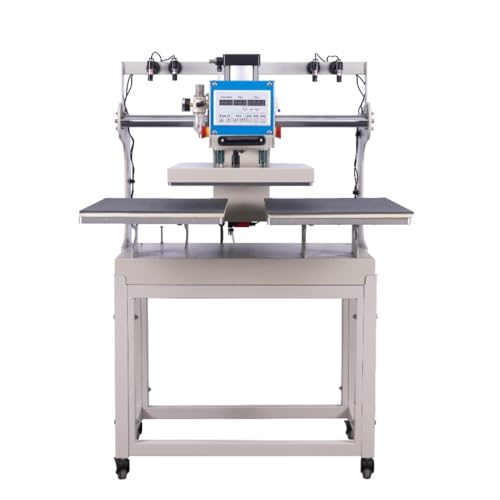 Prensa Térmica Neumática Doble 16x24 con Posicionador Infrarrojo miniatura 5