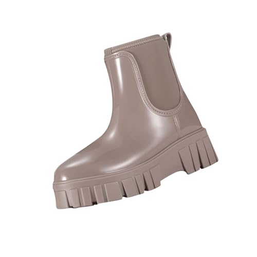 Khaki Ladies Waterproof Boots