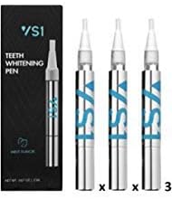 (3-Pack) VS1 Teeth Whitening Pen, Whitening Treatments, No Sensitivity. MADE IN USA! 35% Carbamide Peroxide (3-Pack)