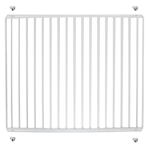 SPARES2GO Estante para nevera compatible con Hisense para frigorífico y congelador, brazos extensibles ajustables con revestimiento de plástico blanco (grande, 425 mm - 670 mm x 320 mm)