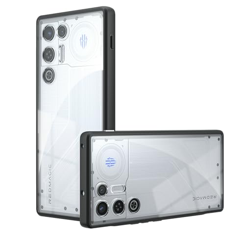 MTRIEBA Compatible with ZTE Nubia RedMagic 11 Air Phone Case [with 1* Screen Protector][Drop-Proof Shockproof, Anti-Yellowing, Dustproof] Transparent