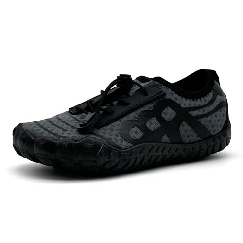prechentty Unisex Barefoot Shoes - Wide Toe Box Zero Drop Minimalist Sneakers, Non-Slip Lightweight...