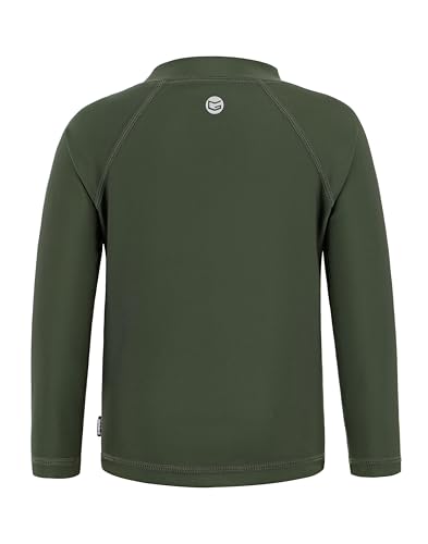 Image of Toddler Boys Swim Shirts Rash Guard Long Sleeve UPF 50+ Sun Protection