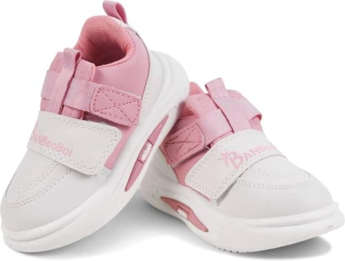 Image of Fabbmate Kid Sneakers Shoes, Comfort Shoes with Velcro Strap for Boys and Girls