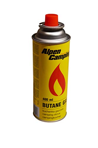 Alpen Camping Cartouches de gaz Butane pour réchaud de Camping Cover
