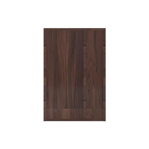 Image of DF2H Bedside Table | 1 Year Warranty | Contemporary & Slim Bedside Table, Chiyo, Side Table Nightstand Walnut Colour (Melamine Finish)