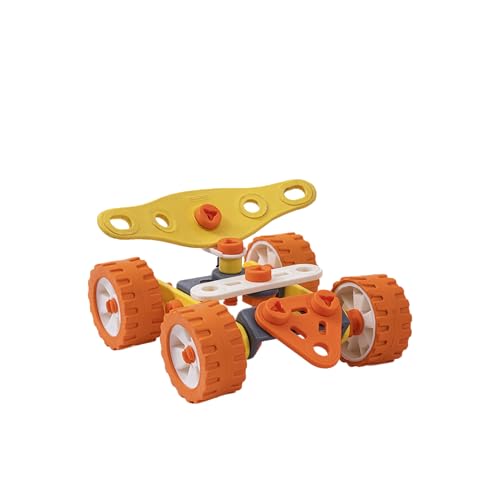 CloudTech® Enginero Mechanical Kit for Kids | Plastic Construction Engineer Toys | STEM Toy Set for Boys & Girls, Age 4+ | Level 1 (63 Pcs)