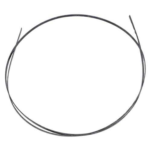 ibasenice Guitar Binding Purfling Strip Plastic Guitar Strip for Acoustic/electric 1650x6x1.5mm Black Easy Install