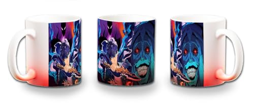 MERCHANDMANIA Taza con degradado Rojo serie anime manhwa solo