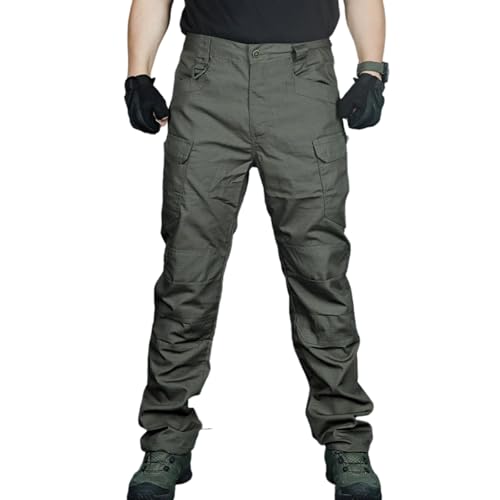 Caramand Tactical Pants 6 Pair, Men's Ripstop Work Pants, Water Resistant Outdoor Tactical Pant, Relaxed Fit Pant