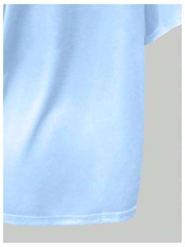 Image of RoseSeek Girl's Jersey Y2K Oversized Graphic Number Print Tops V Neck Short Sleeve T Shirt Hip Pop Tee Streetwear