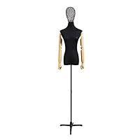 Amazon.co.jp: 黒の女性のドレスフォームマネキンボディトルソー