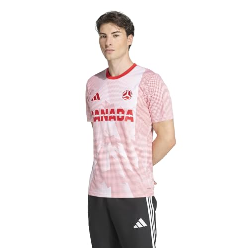 Adidas Men's Canada Jersey, White/Vivid Red, Large - image 1