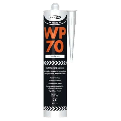 Image of Bond it WP70 Silicone Sealant, Translucent, 300ml