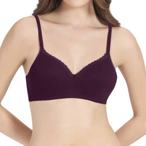 Image of Amante Cotton Padded Wirefree Full Coverage T-Shirt Bra