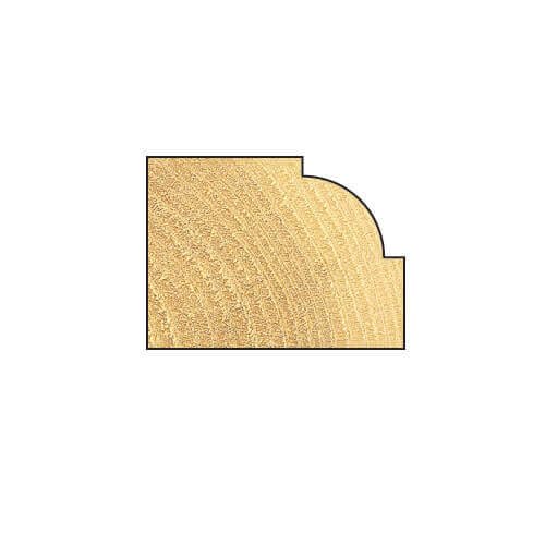 Trend Trade Kugelgelagerter Schrägfräser für Türen, 8 mm Schaft, 3 Grad, 38.1 mm Schnittlänge, Hartmetallbestückt, TR38X8MMTC