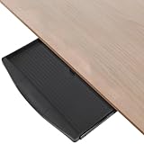 Accessoires pour clavier : la taille idéale est parfaite pour maintenir votre clavier d'ordinateur et organiser votre bureau. support de clavier sous bureau