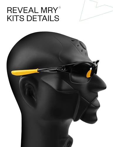 Kit Mryok para Oakley Commit SQ repuestos de gomas amarillas para ciclismo ruta 5
