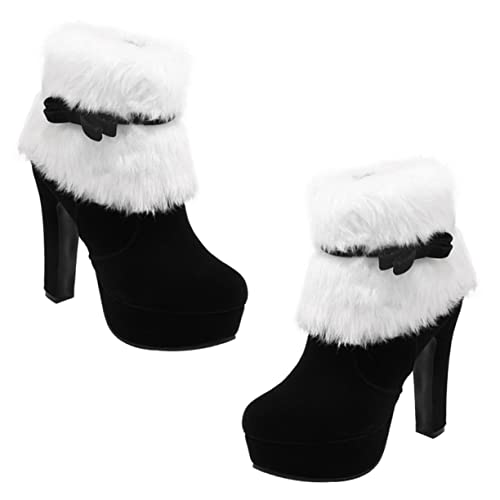 Bottines d'hiver confortables et antidérapantes à talon haut