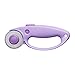 Fiskars Loop Rotary Cutter, Explore Collection Ultra Lilac, Precision-Ground Steel Blade for Fabric, Felt and Vinyl, 45mm