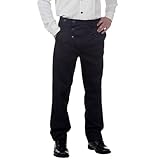 Steampunk Victorian Costume Architect Pants Trousers -Black (medium)