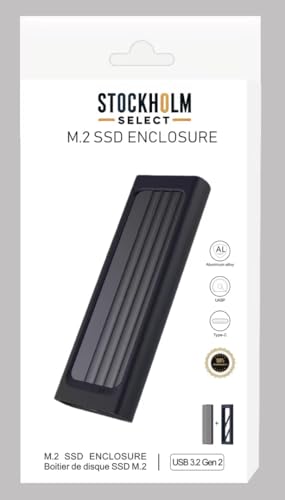 Carcasa externa M.2 NVMe SSD aluminio USB 3.2 sin herramientas miniatura 1
