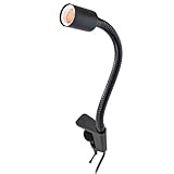 HaruDesign クランプ式ロングフレキシブルアーム (BTW-5)/サイズE26口金用/スイッチ付き/多方向旋回/重量ライト対応/ライト別売り/電源コード長1.8M