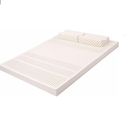 TFDRSEXVD Colchón de látex Natural, ecológico y Saludable, de dureza Moderada y Suave, para Dormitorio, Cama Doble o Individual.,2.5in,190x190cm(75x75in)