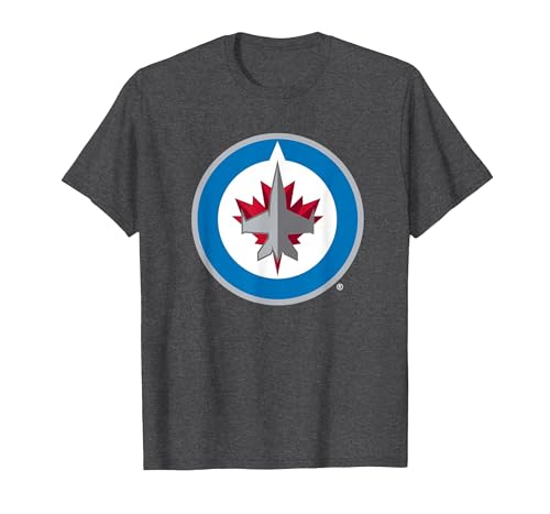 Winnipeg Jets Icon Officially Licensed T-Shirt, Men, Dark Heather Grey, Large