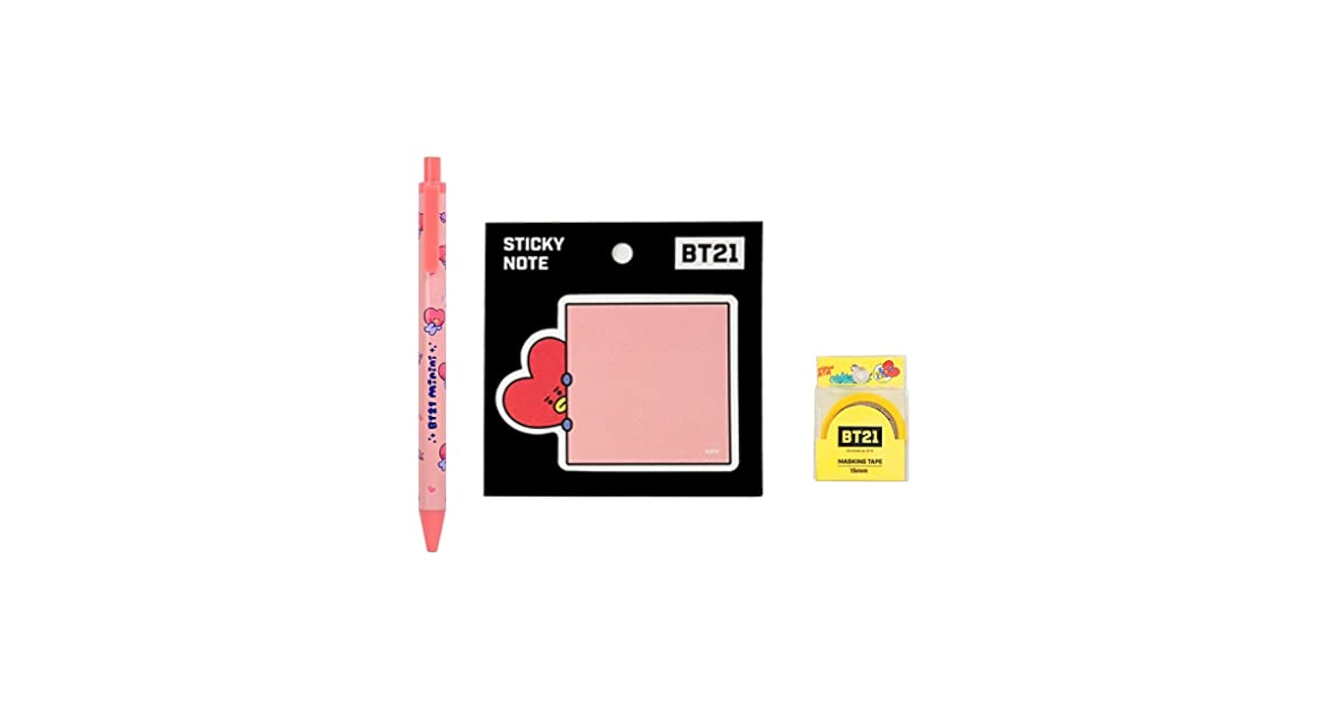 Amazon.com : BT21 Official Merchandise School Supplies One