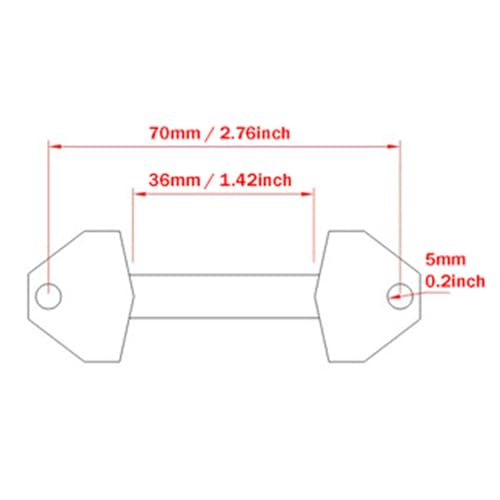 Gancho para correas de moto que evita el movimiento de equipaje lateral 7