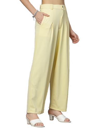 Image of UZARUS Women's Relax Fit Trouser 2 Pockets Baggy Pants